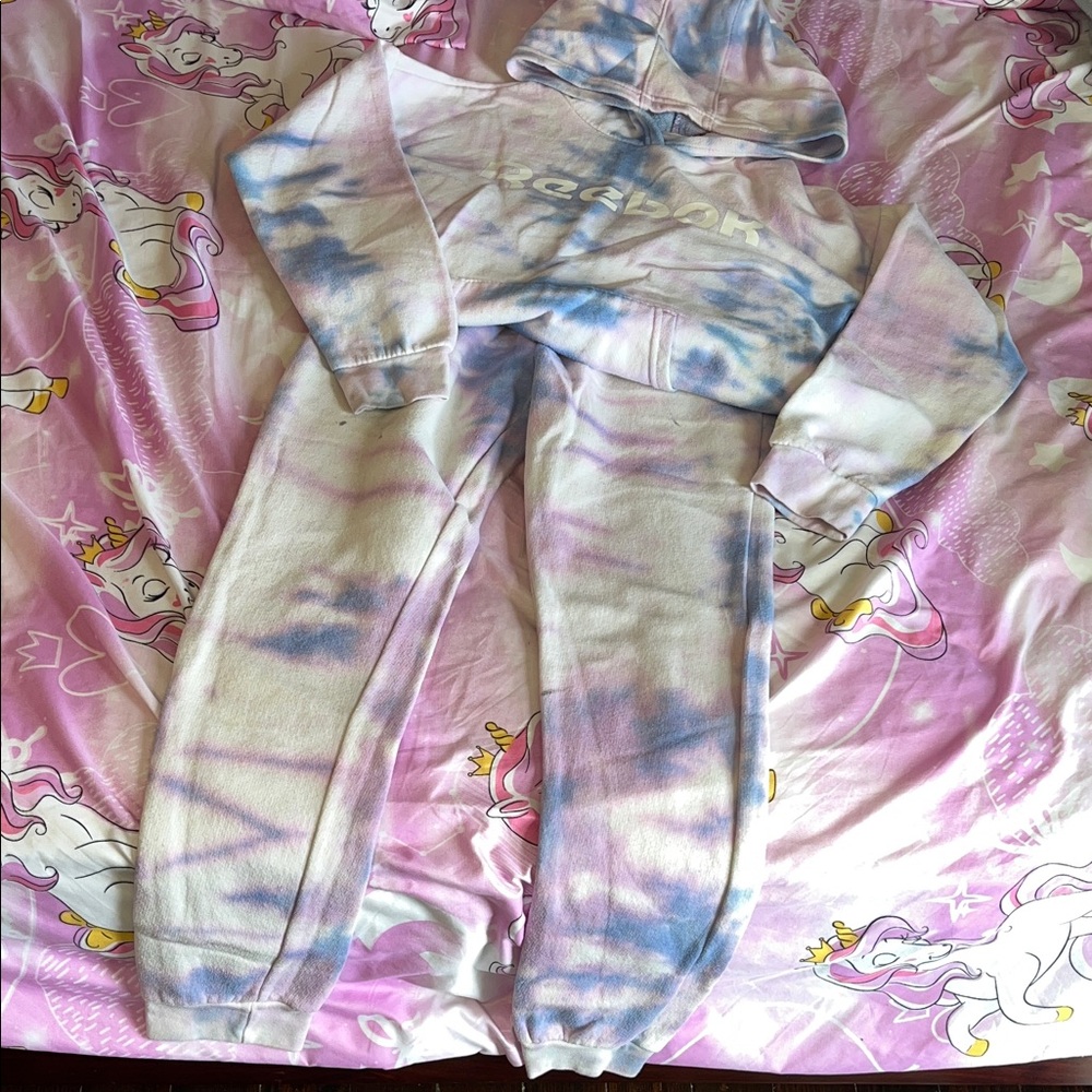 Reebok Kids Tie-Dye Sweat Set
